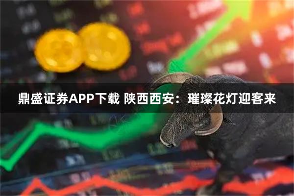 鼎盛证券APP下载 陕西西安：璀璨花灯迎客来